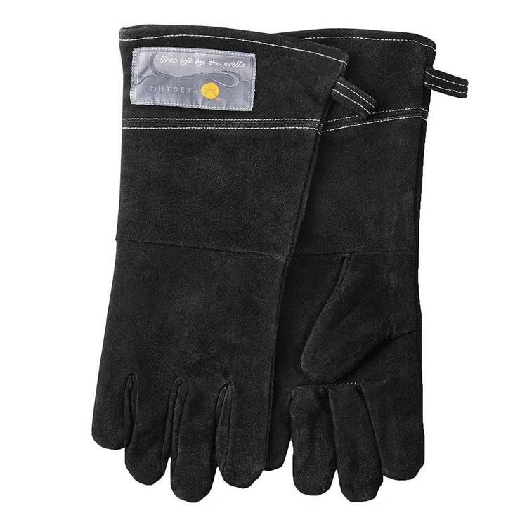 《OUTSET》五指加長隔熱手套(黑) | 防燙手套 烘焙耐熱手套-細節圖2