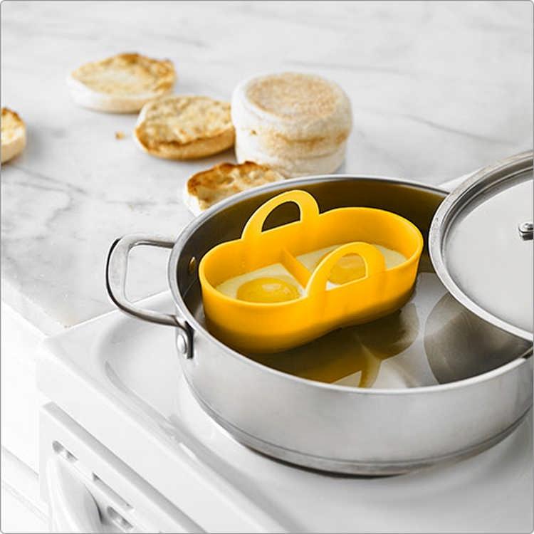 《Trudeau》矽膠雙格煮蛋器-細節圖3