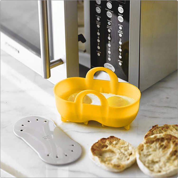 《Trudeau》矽膠雙格煮蛋器-細節圖4