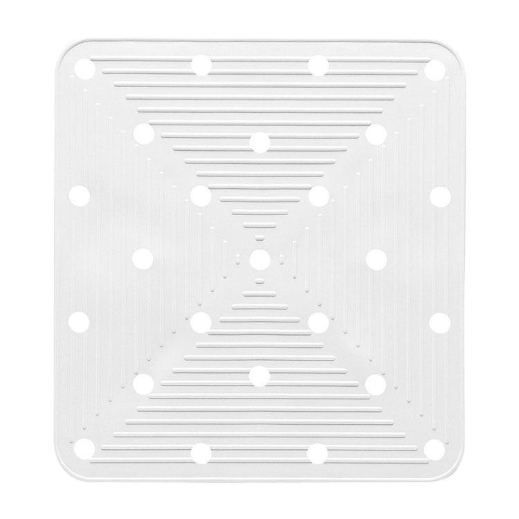 《EXCELSA》水槽瀝水墊(白) | 餐具杯盤墊 隔水墊 流理臺墊-細節圖2