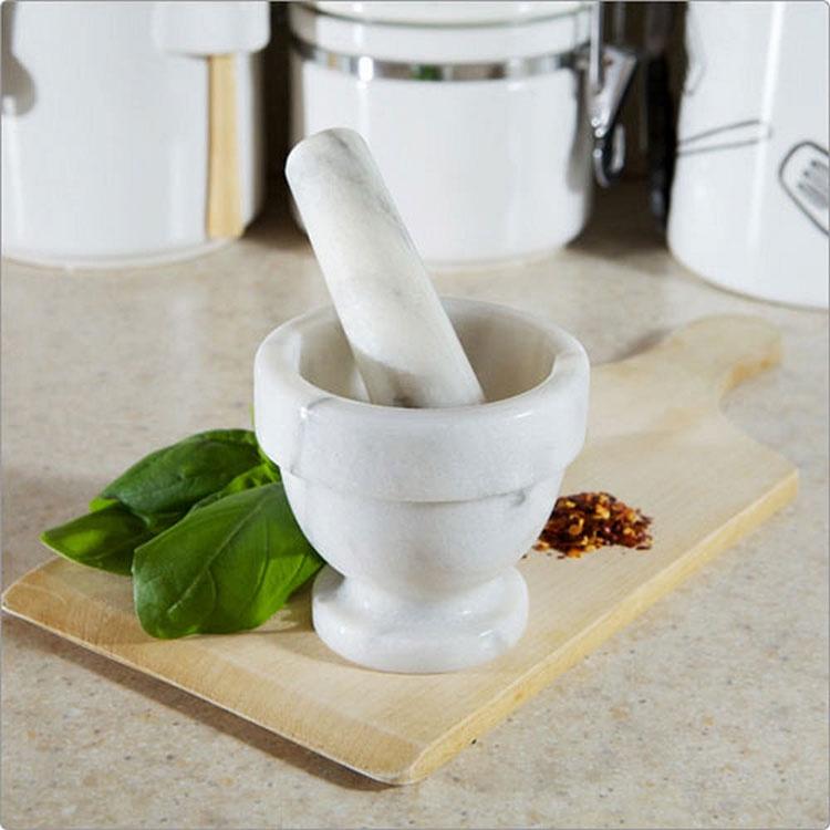 《FOX RUN》大理石磨搗組(白紋S) | 研磨缽 磨藥機 搗泥器 杵臼 搗缽-細節圖5