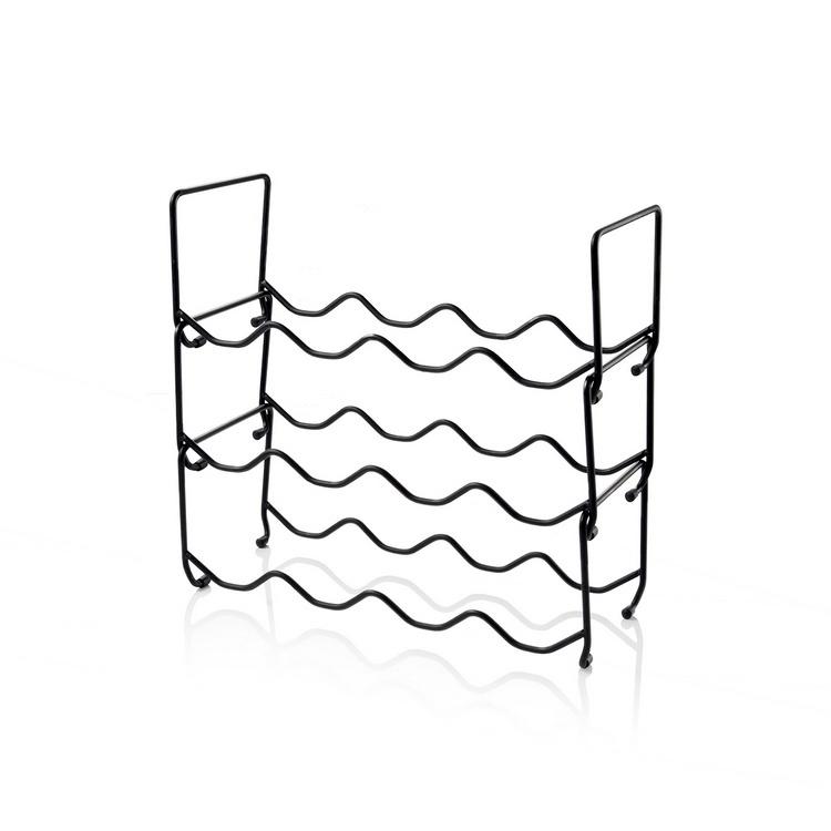 《tescoma》UnoVino12格酒架(黑) | 酒瓶架 紅酒架 收納架-細節圖2