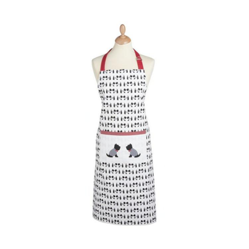 《KitchenCraft》平口單袋圍裙(蘇格蘭㹴) | 廚房圍裙 料理圍裙 烘焙圍裙