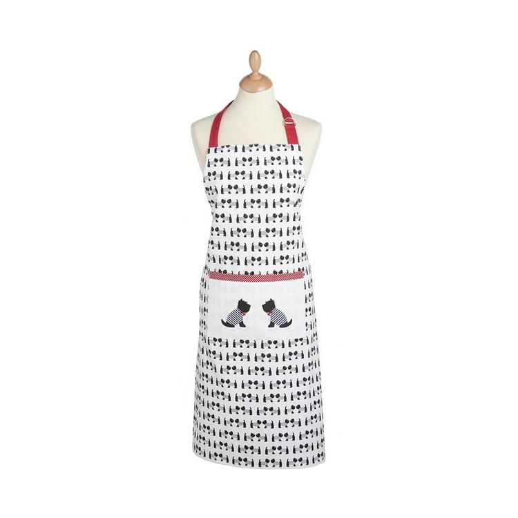 《KitchenCraft》平口單袋圍裙(蘇格蘭㹴) | 廚房圍裙 料理圍裙 烘焙圍裙-細節圖2