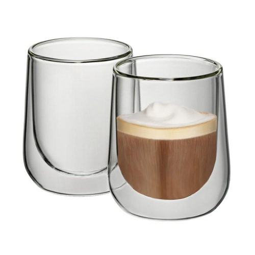 台灣現貨 德國《KELA》Fontana雙層玻璃杯2入(180ml) | 水杯 茶杯 咖啡杯 卡布奇諾杯