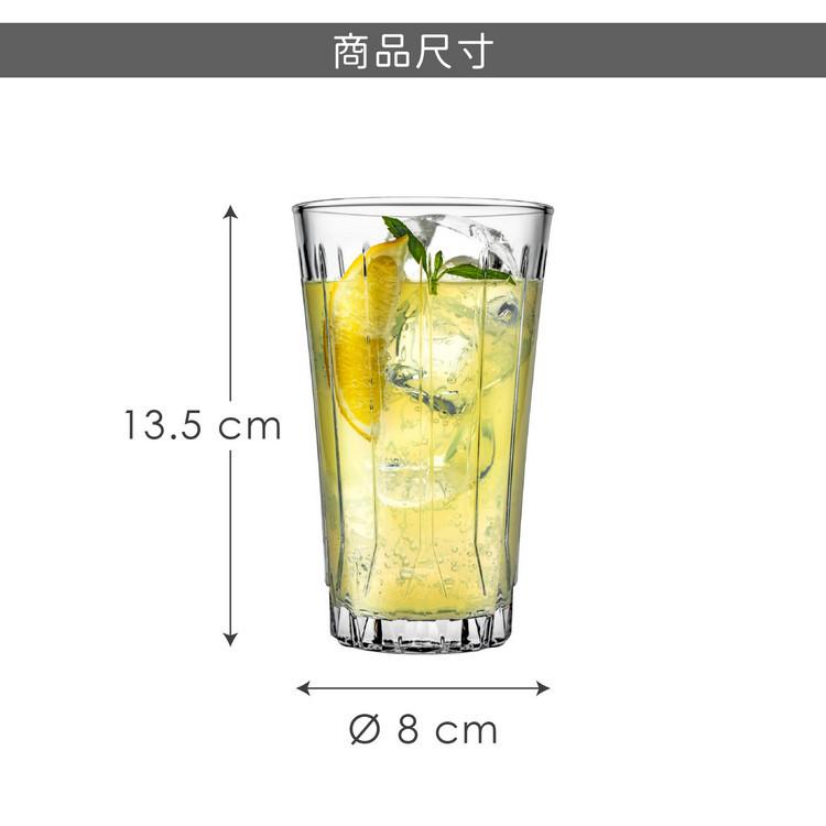 台灣現貨 德國《Pulsiva》Sicillia玻璃杯(豎紋340ml) | 水杯 茶杯 咖啡杯-細節圖4