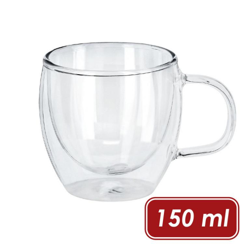 台灣現貨 德國《VEGA》Dilia雙層玻璃馬克杯(150ml) | 雙層隔熱杯 義式咖啡杯 隔熱防燙杯 耐熱玻璃杯