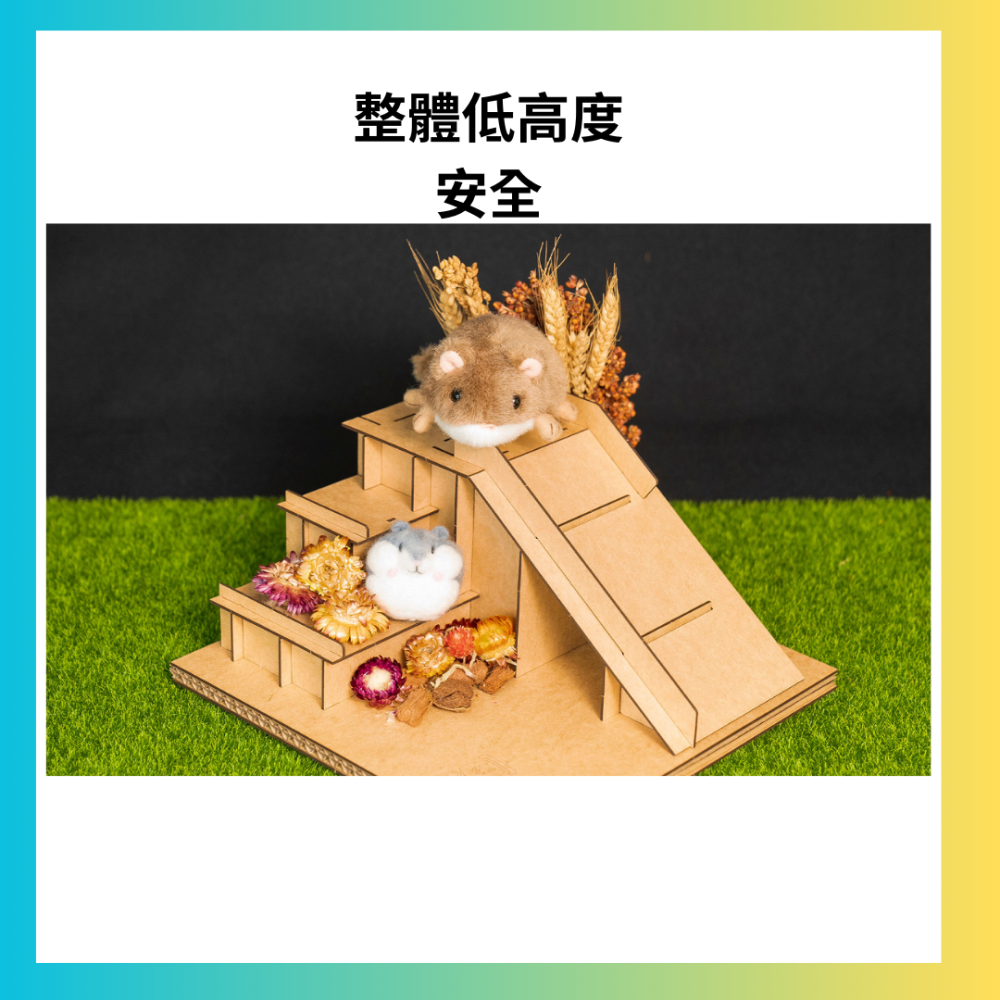 ▍寵小眾 ▍溜溜爬梯 ▍倉鼠 黃金鼠適用 ▍寵物 紙品 玩具 躲藏 探索-細節圖5