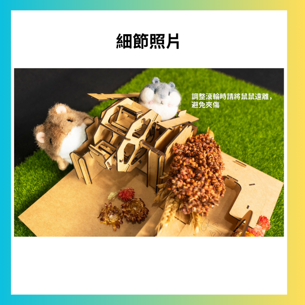 ▍寵小眾 ▍果果樂園 ▍倉鼠 黃金鼠適用 ▍寵物 紙品 玩具 躲藏 探索-細節圖5