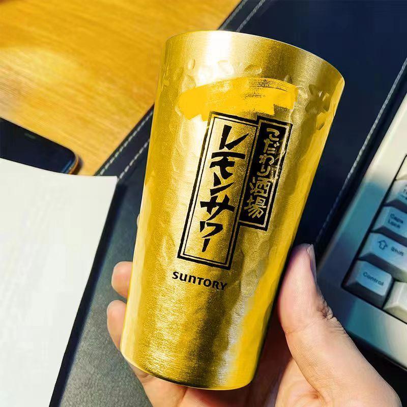 啤酒杯 鋁製酒杯 酒場 設計感啤酒杯 杯子 水杯 戶外鋁杯 制冷喝酒杯子 設計小眾精致定制杯子 製冷杯 tntty-細節圖6