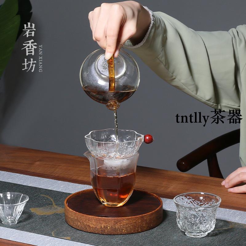 【現貨免運】玻璃茶濾茶漏器泡茶器過濾網日式公道杯茶漏網 德化茶具-細節圖2