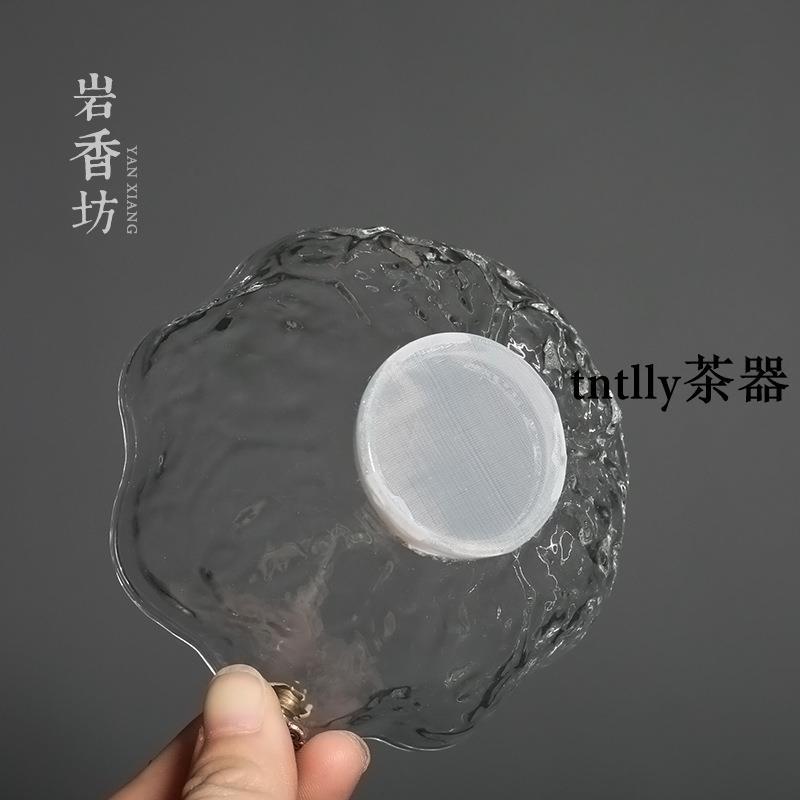 【現貨免運】玻璃茶濾茶漏器泡茶器過濾網日式公道杯茶漏網 德化茶具-細節圖4