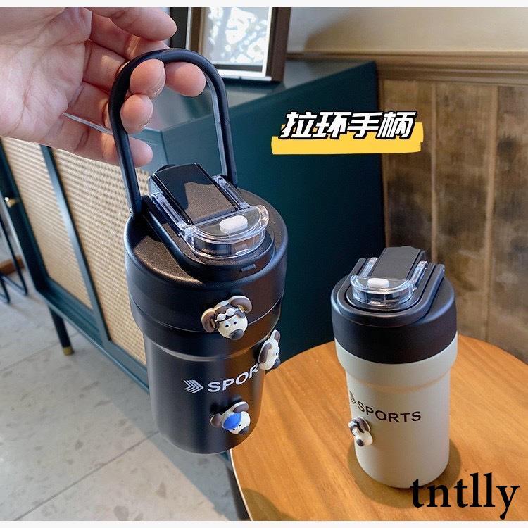 ☕下殺價 ins咖啡杯 雙層真空咖啡杯 不鏽鋼咖啡杯 吸管咖啡杯 雙飲咖啡杯 隨行咖啡杯 保溫咖啡杯 食品級材質-細節圖3