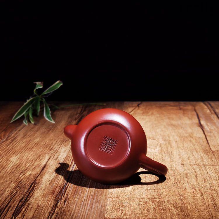 ☕茶具 潮州手拉壺入門級小容量手工壺功夫茶具朱泥斷水思亭壺水準仿古壺-細節圖5