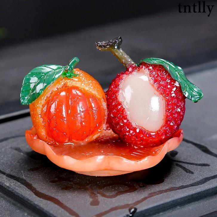 ☕茶具 抖音同款變色荔枝可養個性茶玩茶寵簡約創意擺件車用茶道茶具配件-細節圖4