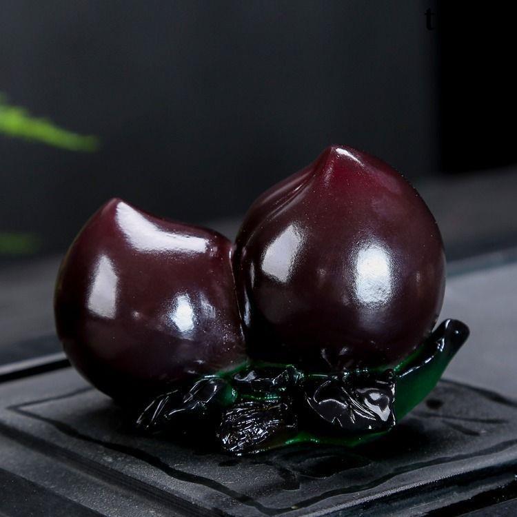 ☕茶具 抖音同款變色荔枝可養個性茶玩茶寵簡約創意擺件車用茶道茶具配件-細節圖7