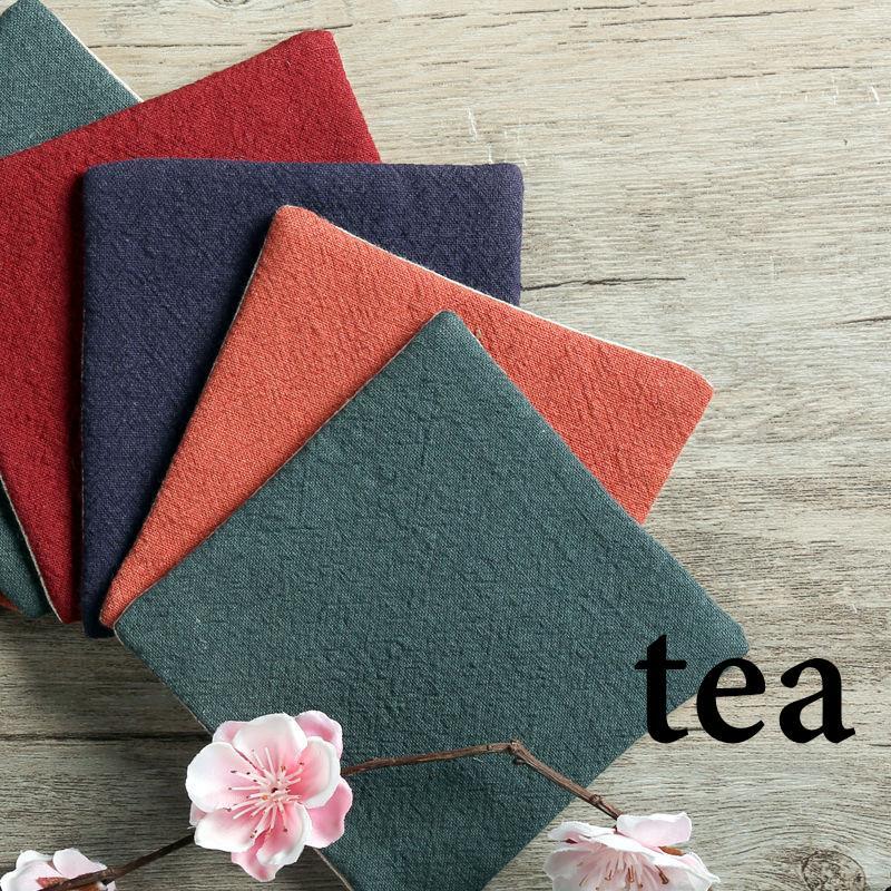 ☕茶具 tea辰言手工棉麻布藝茶杯墊 功夫茶具道配件日式吸水隔熱防滑壺墊-細節圖4