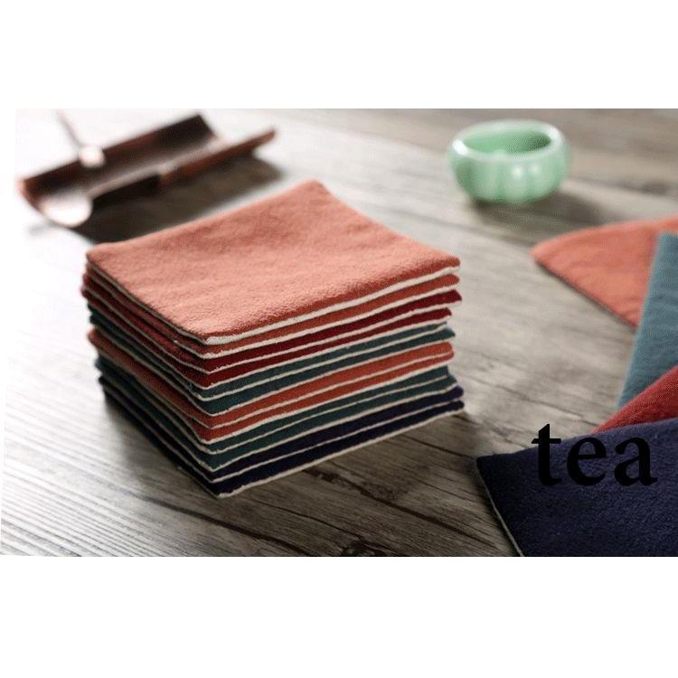 ☕茶具 tea辰言手工棉麻布藝茶杯墊 功夫茶具道配件日式吸水隔熱防滑壺墊-細節圖8