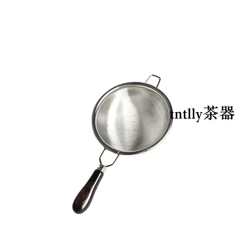 【現貨免運】日式304不銹鋼茶漏 泡茶渣杯濾網 功夫茶具漏茶隔茶過濾配件 德化茶具-細節圖5