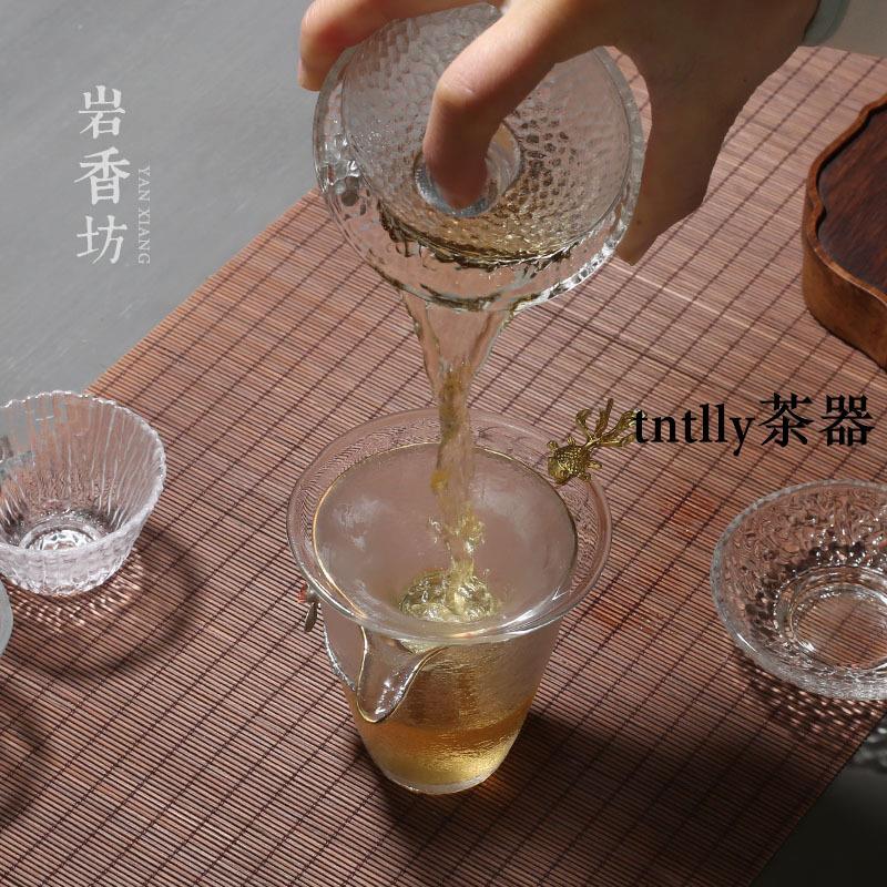 【現貨免運】玻璃茶濾不銹鋼過濾網茶漏茶道配件功夫茶具濾茶器 德化茶具-細節圖3