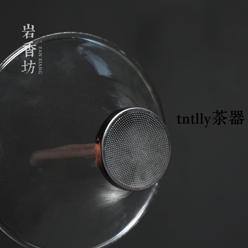 【現貨免運】玻璃茶濾不銹鋼過濾網茶漏茶道配件功夫茶具濾茶器 德化茶具-細節圖4