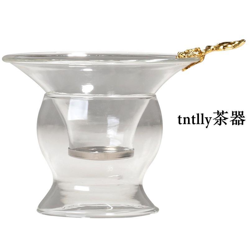 【現貨免運】玻璃茶濾不銹鋼過濾網茶漏茶道配件功夫茶具濾茶器 德化茶具-細節圖5