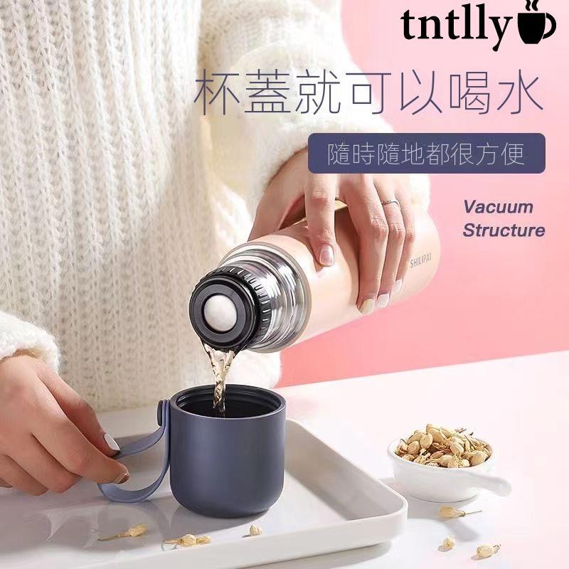 ☕新款304不鏽鋼超12小時保溫杯 高顏值防摔水杯 易攜帶ins風女生杯 小巧無菌杯蓋可喝水-細節圖3