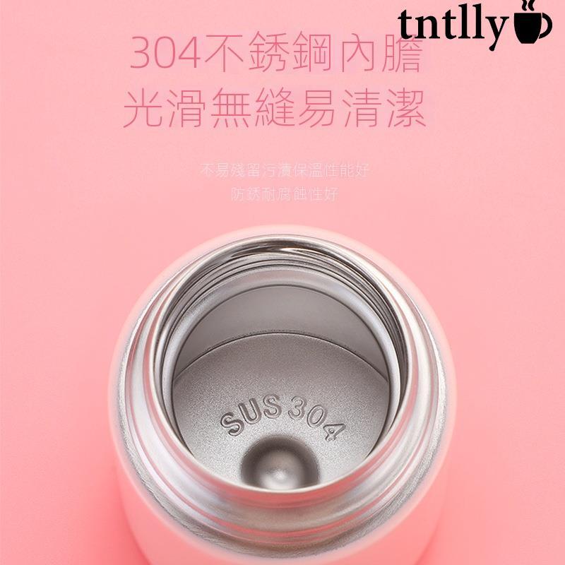 ☕新款304不鏽鋼超12小時保溫杯 高顏值防摔水杯 易攜帶ins風女生杯 小巧無菌杯蓋可喝水-細節圖5