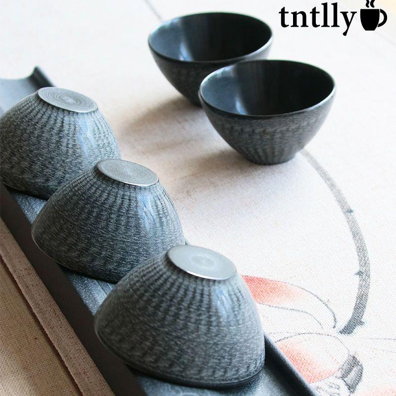 ☕天然烏金石斗笠杯 石頭茶杯 主人杯 家用功夫茶具 石杯子品茗杯 禪定杯 杯 泡茶杯 汝窯茶杯-細節圖3