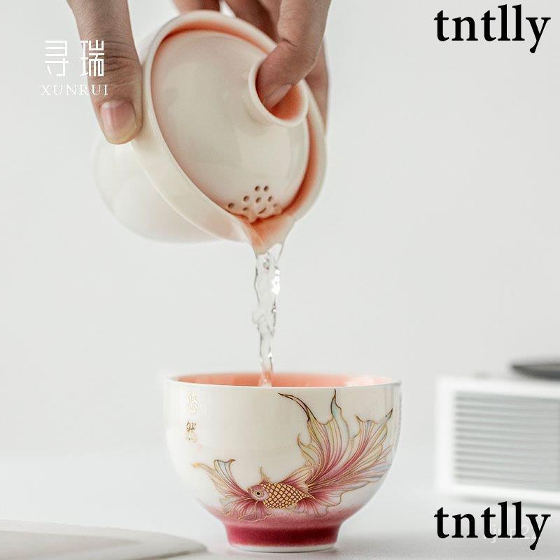 ☕茶壺 旅行茶具套裝快客杯一壺三杯收納包隨身便捷式戶外單人陶瓷泡茶杯-細節圖2