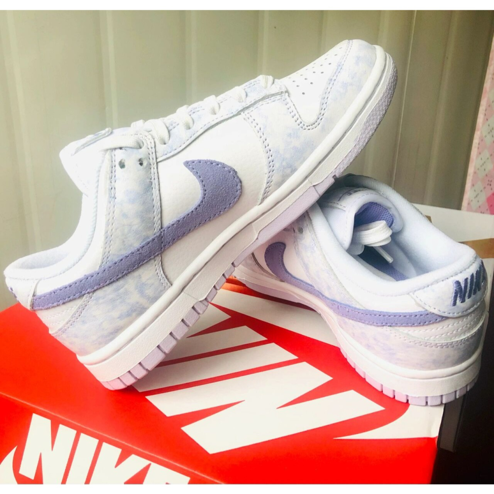 韓國連線購入 Nike Dunk Low OG 白紫 低幫 板鞋 女款 DM9467－－－500