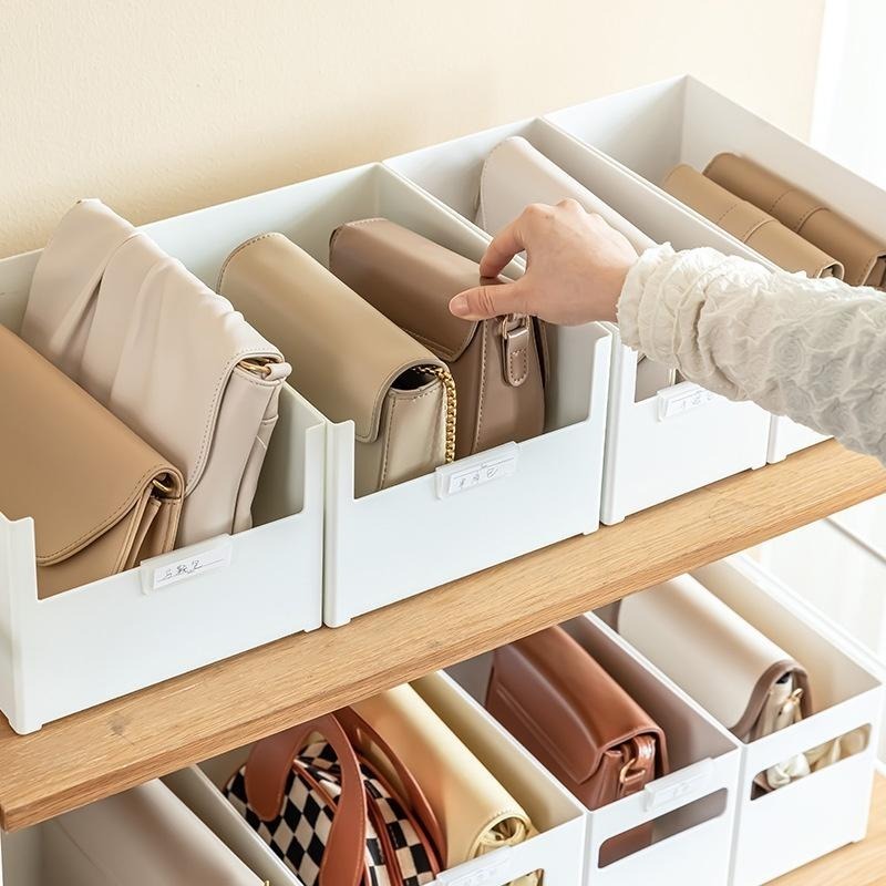 ✨現貨速發✨包包 收納盒 衣櫃家用 包包存放神器防擠壓 置物袋 整理架 包包收納 收納架 包包整理盒衣櫥收納 包包展示盒-細節圖3