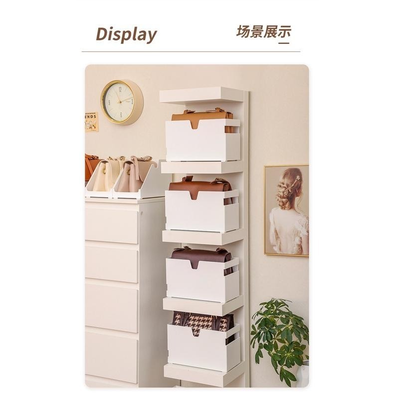 ✨現貨速發✨包包 收納盒 衣櫃家用 包包存放神器防擠壓 置物袋 整理架 包包收納 收納架 包包整理盒衣櫥收納 包包展示盒-細節圖9