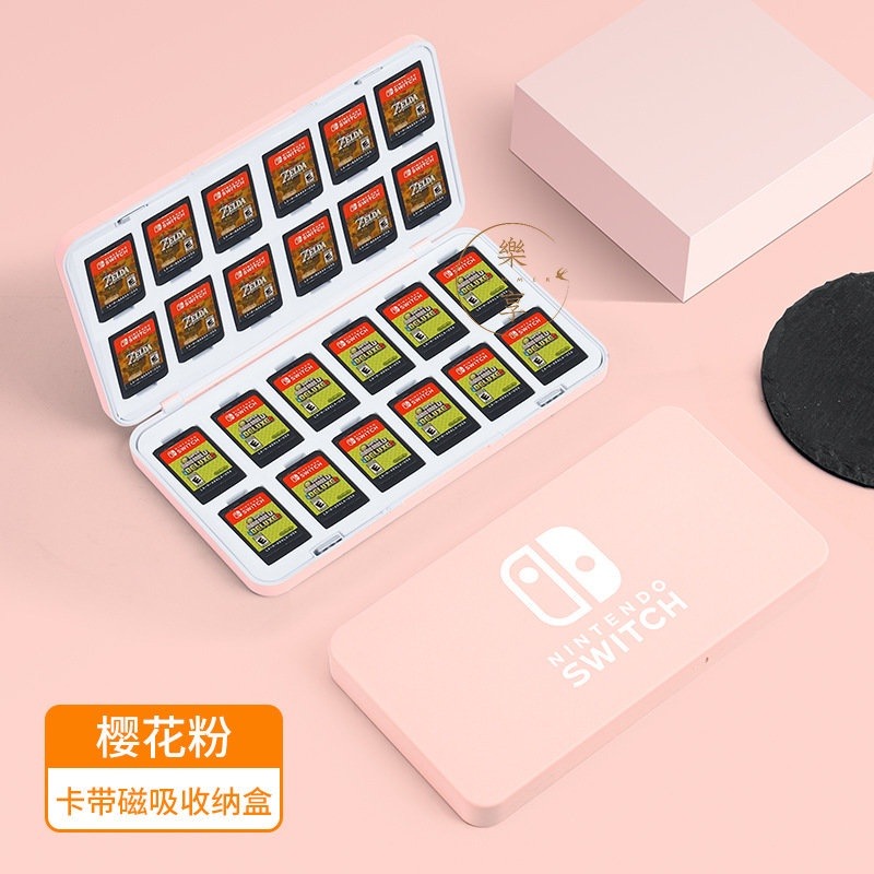 限時下殺 Switch卡盒 卡帶盒 卡匣盒 卡盒 遊戲卡包 卡帶收納盒 Switch OLED游戲卡收納包 磁吸收納盒-細節圖6