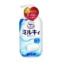 【日本原裝進口 台灣現貨】日本牛乳石鹼 550ML 牛乳石鹼 牛乳精華沐浴乳 Bouncia 美肌 滋潤沐浴乳 沐浴乳-規格圖5