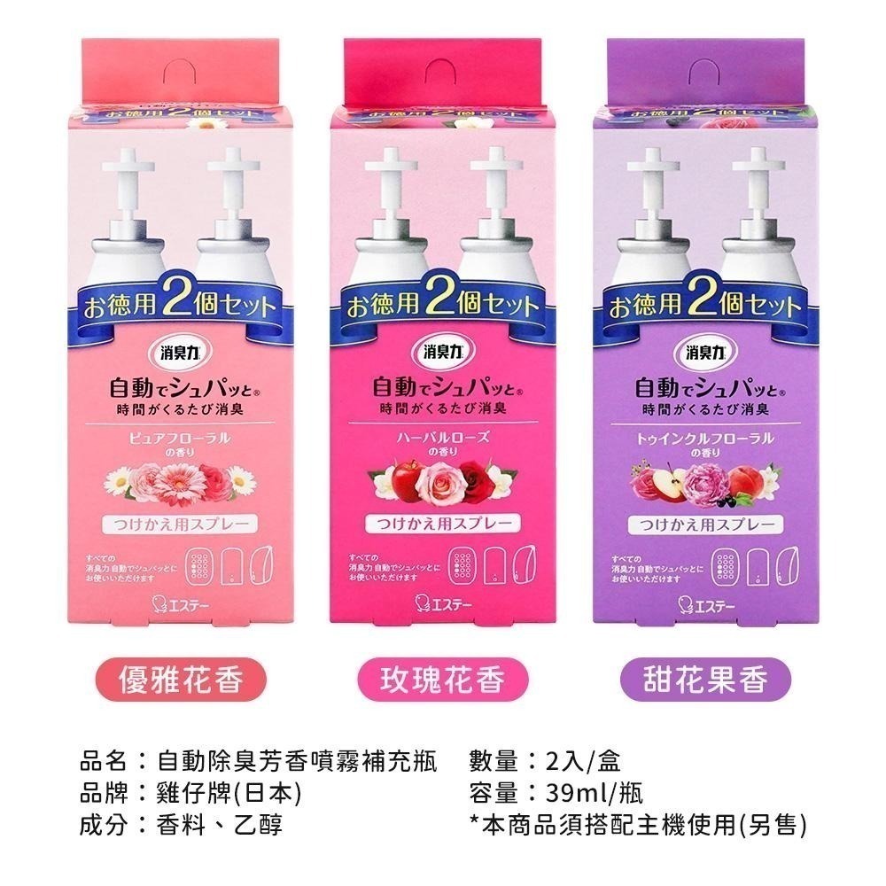 【日本原裝進口 台灣現貨】ST 雞仔牌 自動除臭芳香噴霧 定時自動除臭芳香噴霧 補充包 芳香 除臭 定時 消臭 香氛-細節圖6