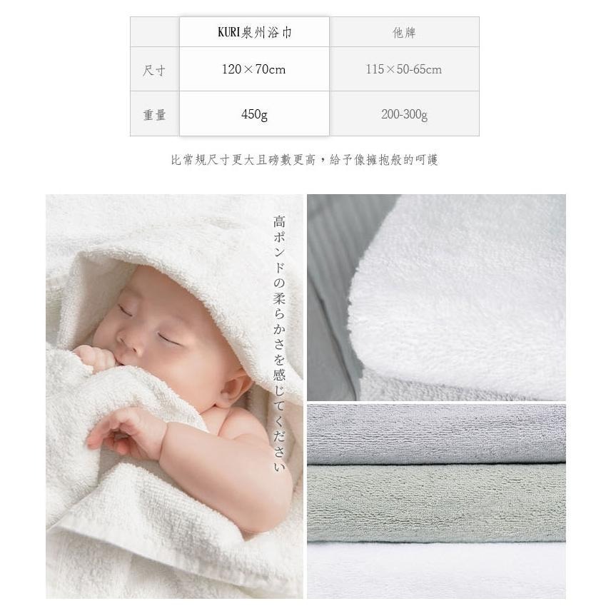 🇯🇵原裝正貨｜🇹🇼寄送 日本泉州浴巾 KURI泉州浴巾  KURI 浴巾 擦身巾 大浴巾 日本飯店御用 泉州浴巾-細節圖2
