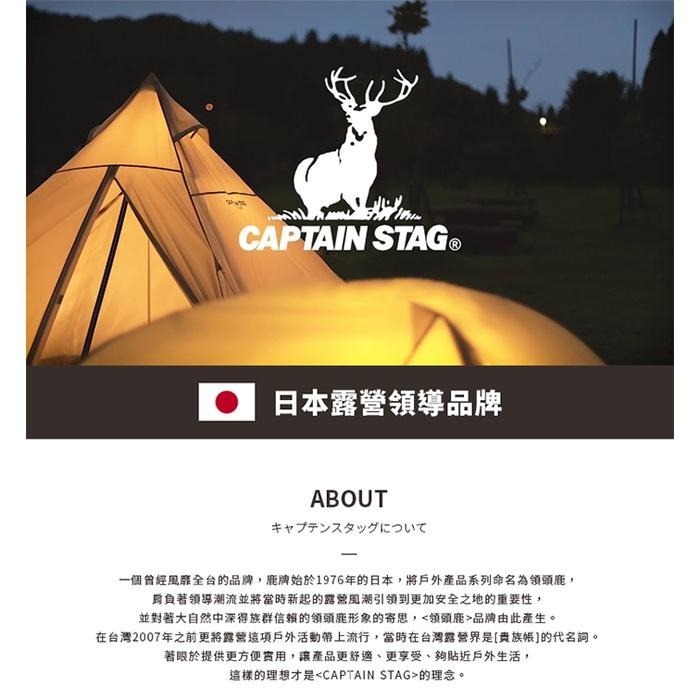 【台灣現貨 日本進口】鹿牌 CAPTAIN STAG UA-35 帳篷 戶外露營 7人帳 經典白色八角帳 露營帳篷-細節圖3