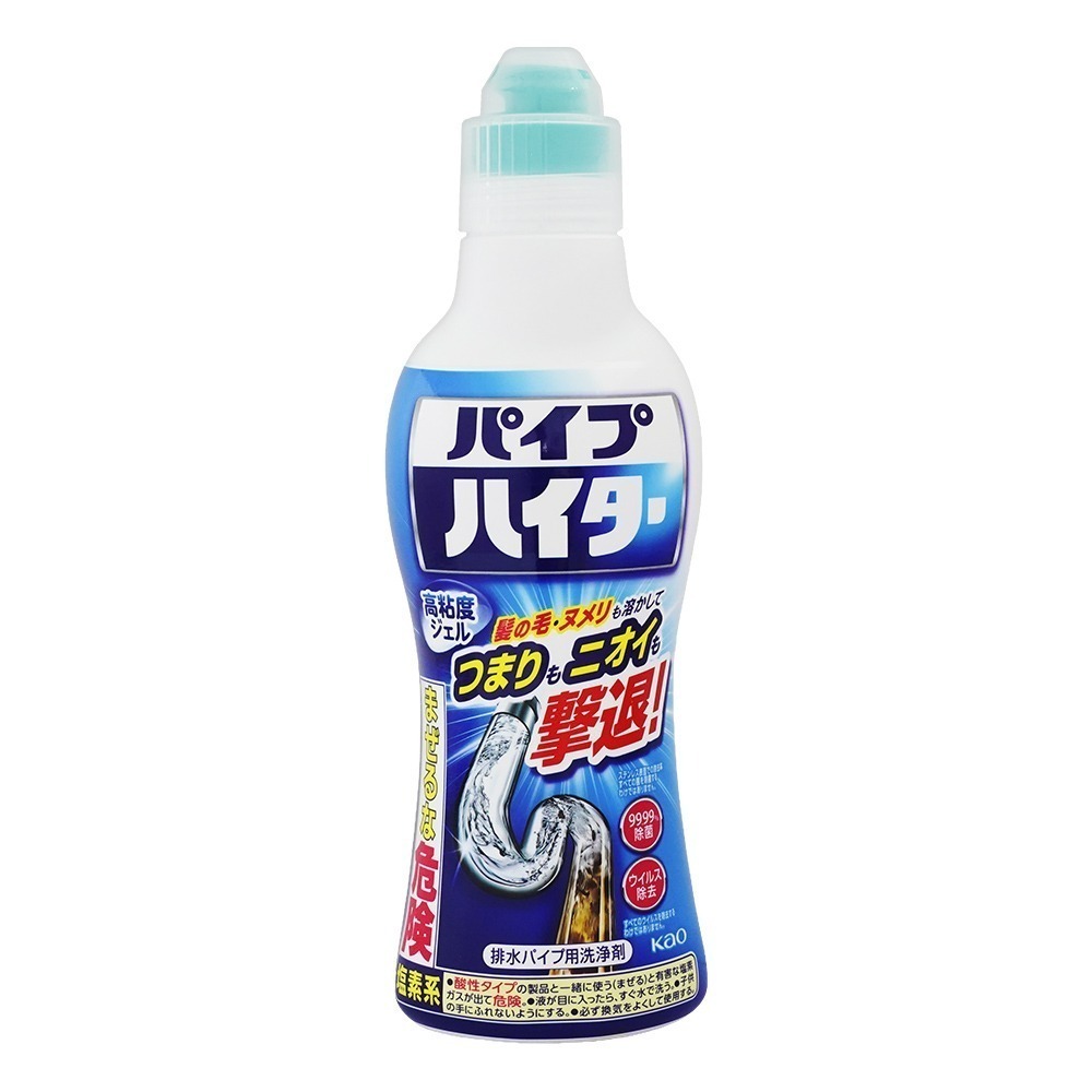 【日本原裝進口 台灣現貨】花王高黏度水管清潔凝膠 500ML 水管清潔劑 日本花王 水管清潔 通水管 排水管 水管-細節圖4