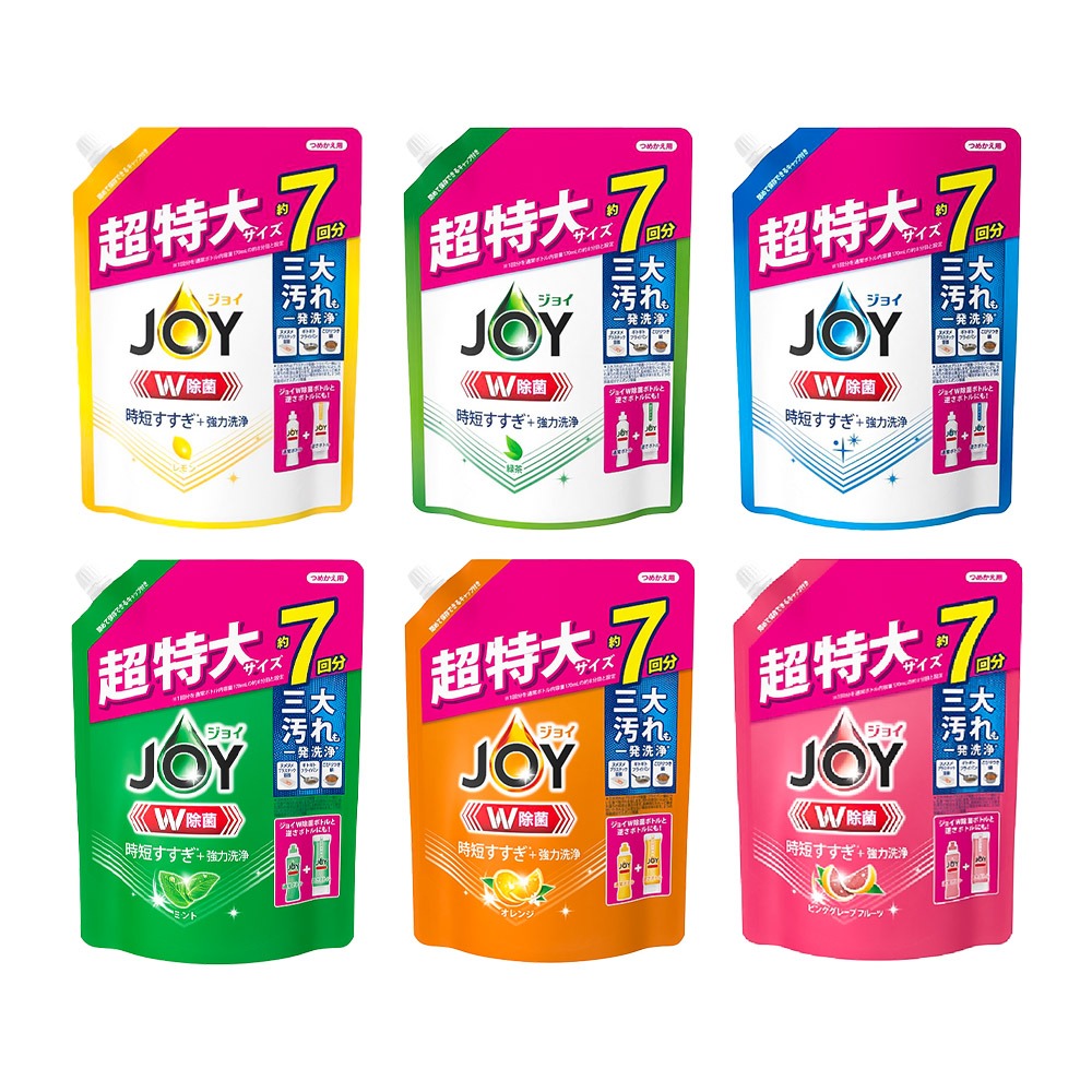 【日本原裝進口 台灣現貨】 P&G JOY系列濃縮洗碗精補充包 910ML 濃縮洗碗精 洗碗精 補充包 JOY濃縮洗碗精-細節圖4