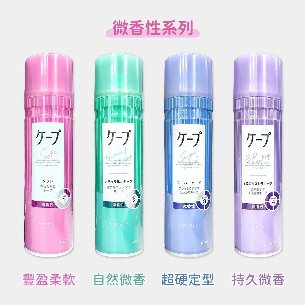 【日本原裝進口 台灣現貨】花王 KAO CAPE定型噴霧 180G 頭髮定型噴霧 定型噴霧 花王定型噴霧 CAPE 髮品-細節圖3
