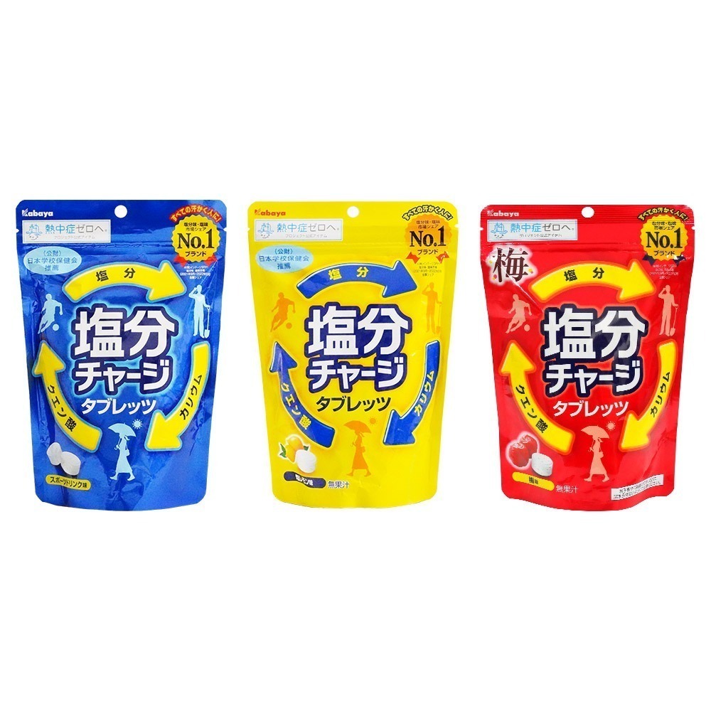 【日本原裝進口 台灣現貨】KABAYA 卡巴鹽糖 鹽分補給糖錠 81g 鹽味糖 檸檬鹽味糖 鹽糖 檸檬味 塩分 糖錠-細節圖2