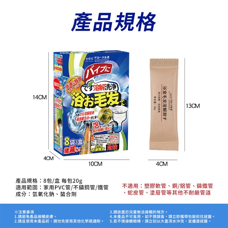 【台灣現貨 台灣出貨】排水孔疏通劑 水管疏通劑 管道疏通粉 疏通粉 水管不堵塞 通水管除臭 水管清潔 芳香 疏通-細節圖8
