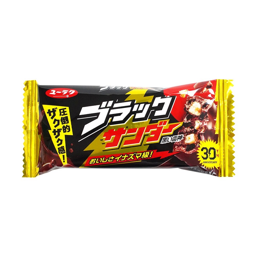 🇯🇵原裝正貨｜🇹🇼台灣寄送 有樂製菓 雷神 巧克力 21G 黑色雷神 巧克力 可可棒 零食 甜點-規格圖4