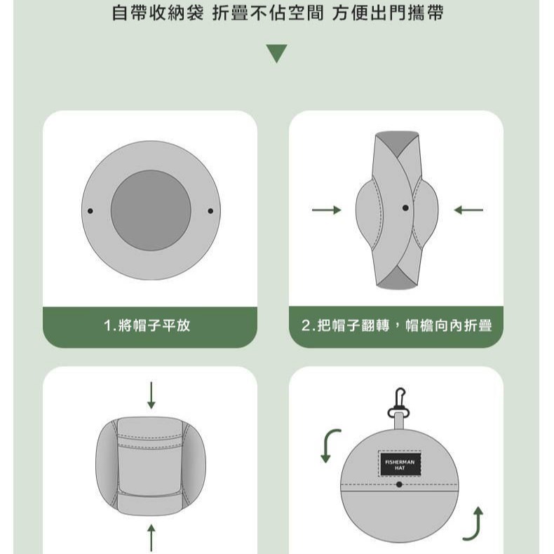 【現貨免運】折疊遮陽漁夫帽 防水漁夫帽 露營戶外 釣魚登山 遮陽防曬 露營漁夫帽 戶外帽子 防水帽 折疊收納 防曬漁夫帽-細節圖11