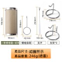 【中秋烤肉必備】滾動燒烤架 燒烤籠 燒烤滾動籠 燒烤籃 燒烤網 BBQ燒烤籃 燒烤圓筒 戶外燒烤BBQ 不鏽鋼圓筒烤網-規格圖11