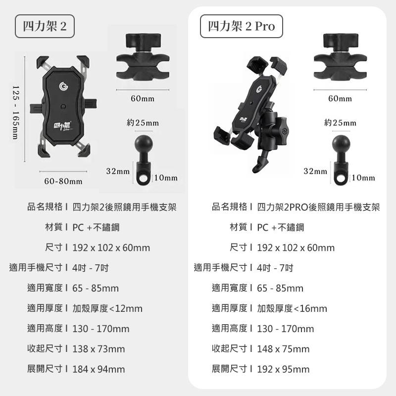 GC 四力架 2/2S Pro 後照鏡 機車手機架 大甲媽祖聯名款 一般款/充電款 機車支架 機車手機支架 機車用手機架-細節圖7