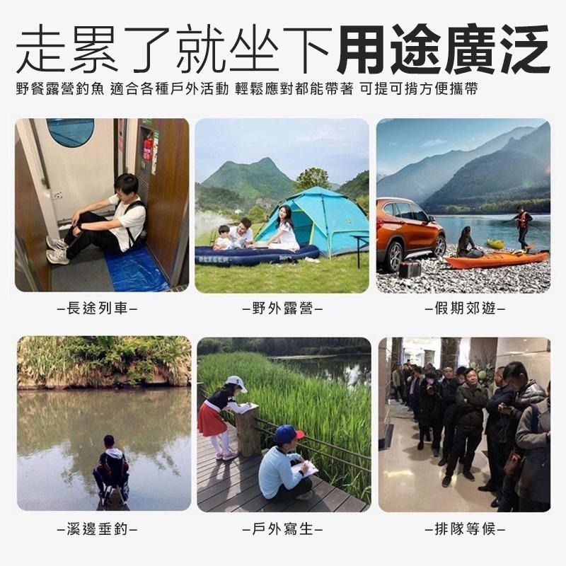 螺旋伸縮椅 排隊神器 露營椅 收納椅 伸縮椅 露營椅子 釣魚椅 排隊椅 小椅子 小板凳 小凳子 椅子 椅凳 矮凳 凳子-細節圖4