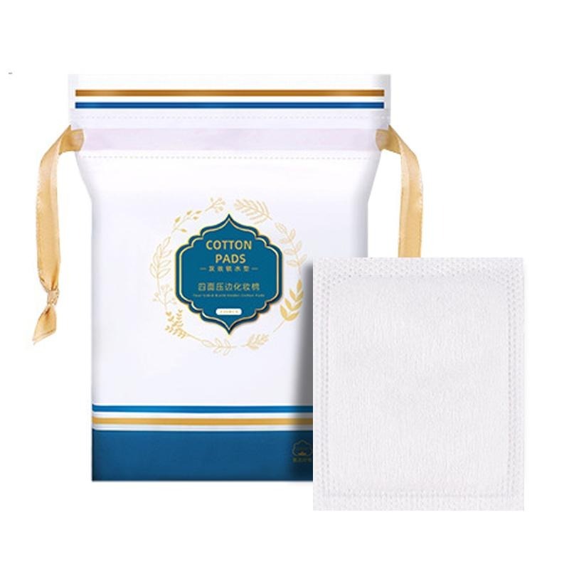 228片 不掉棉絮 雙效鎖水 四面壓邊 加厚 化妝棉 卸妝棉 保養 美妝 卸甲 去角質 洗臉 清潔 保濕 拋棄式 一次性-細節圖2