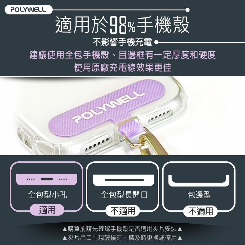 POLYWELL 掛繩夾片 手機夾片 手機掛片 手機掛繩墊片 手機背帶夾片 手機殼掛繩夾片 掛繩片 手機片 手機殼夾片-細節圖7